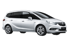 Van Hire Peterlee - Vauxhall Zafira 5 + 2 - Minibus hire Peterlee
